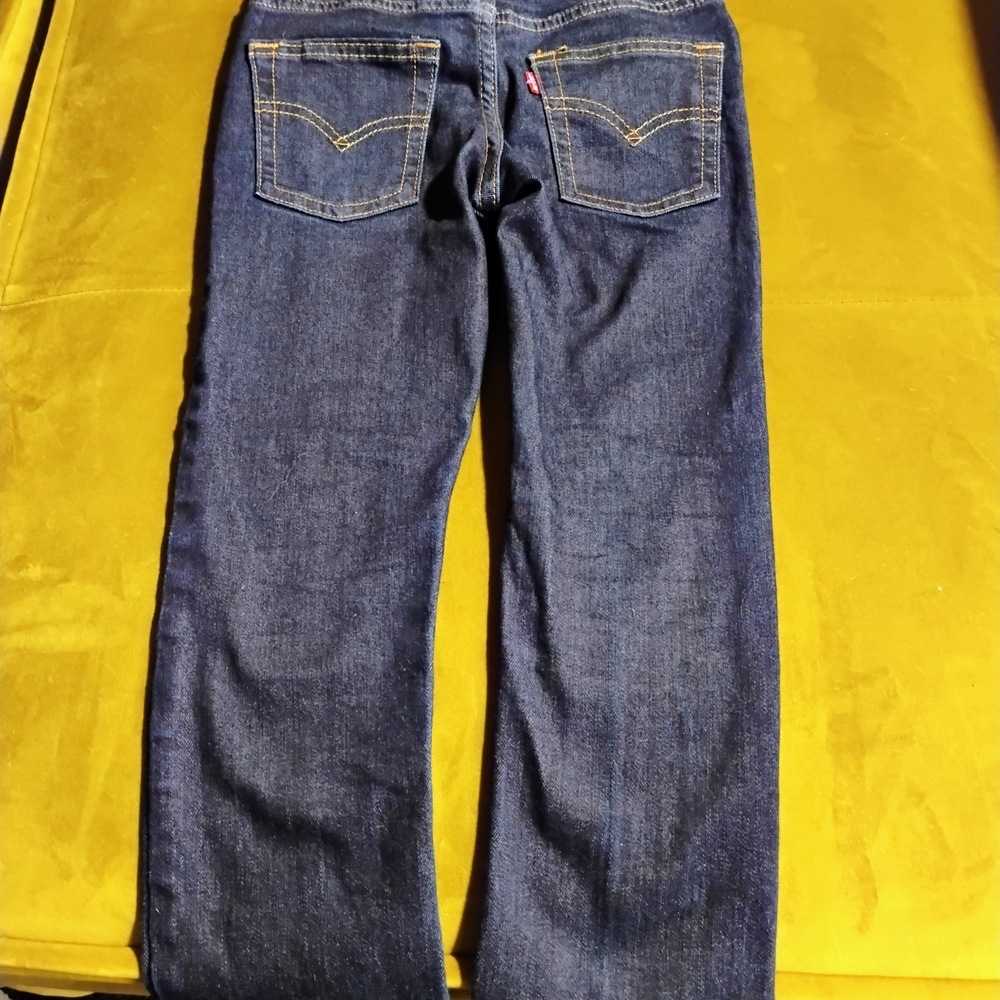 Levi's Dark Blue Straight Jeans - Picture 5 of 6